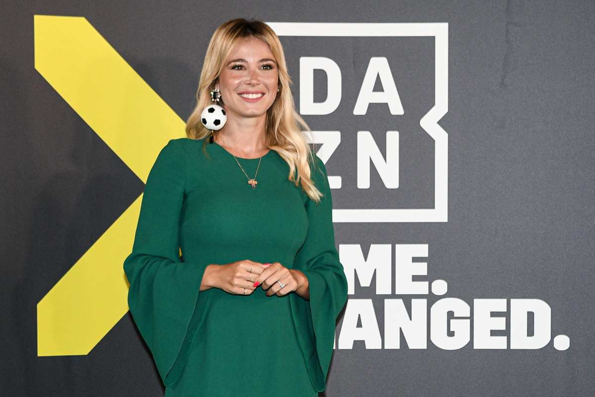 Diletta Leotta durante la presentazione della stagione DAZN