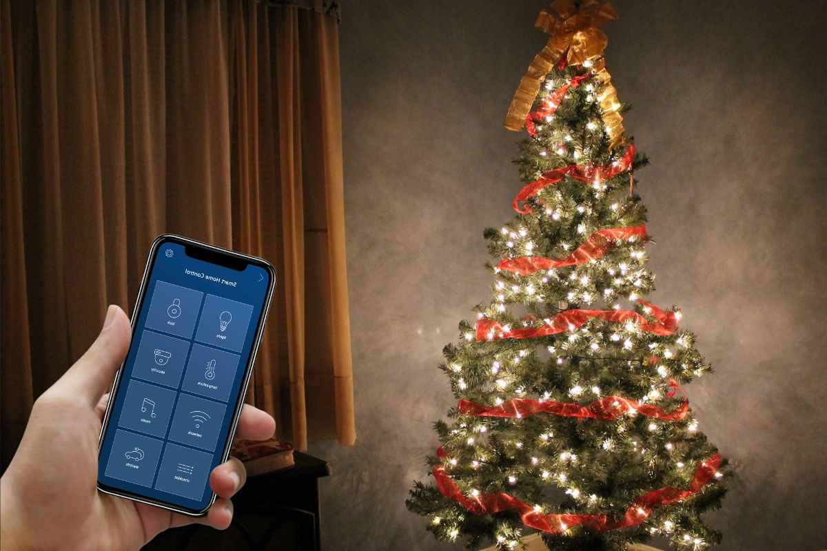 albero di natale, dispositivo smart