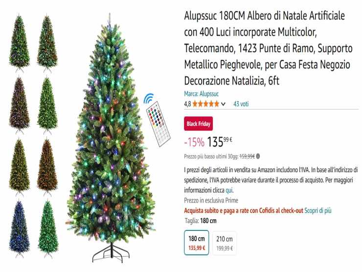 albero smart amazon 