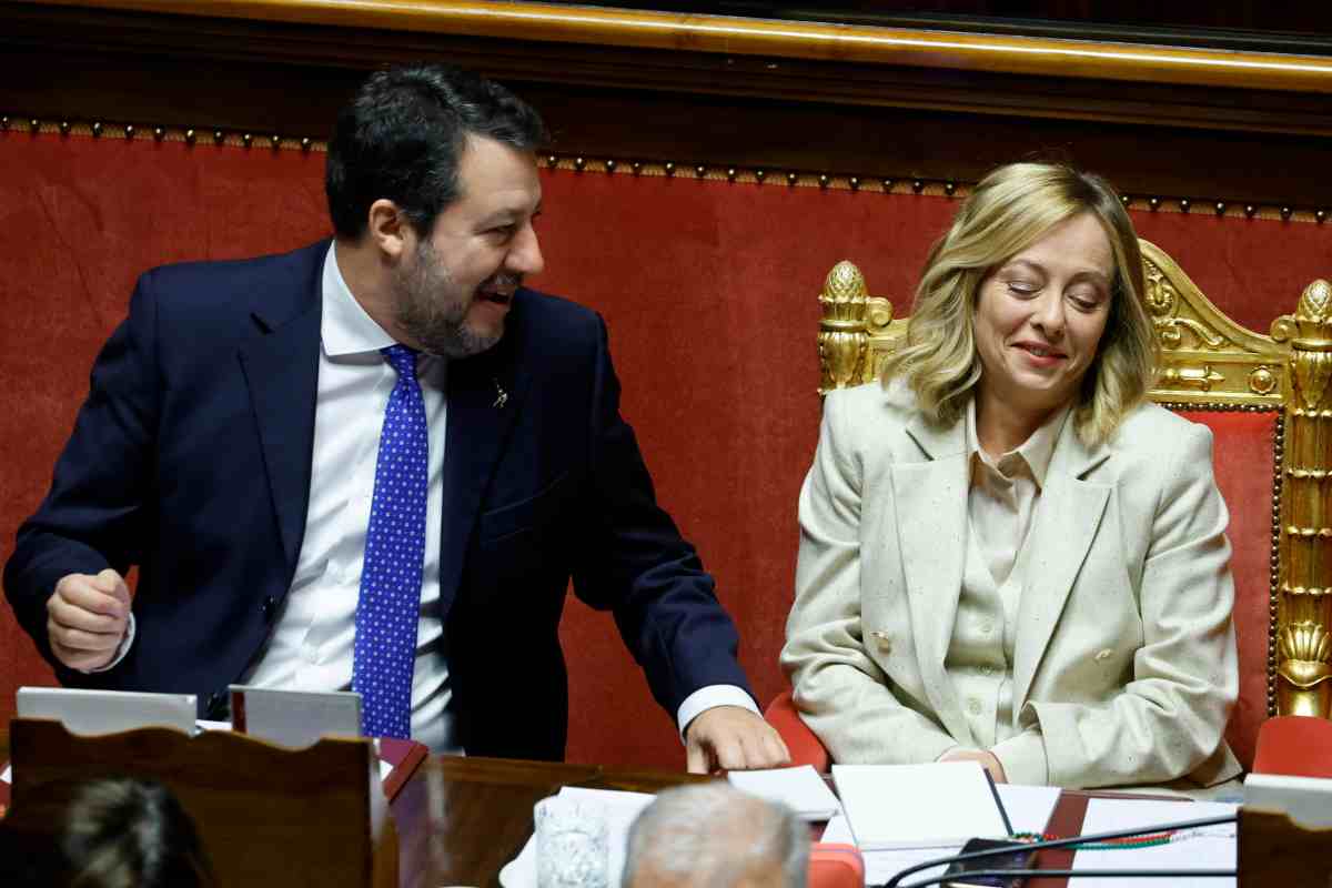 giorgia meloni e matteo salvini