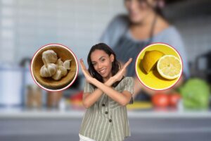 aglio, limone e donna